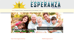 Desktop Screenshot of centrocristianoesperanza.tv